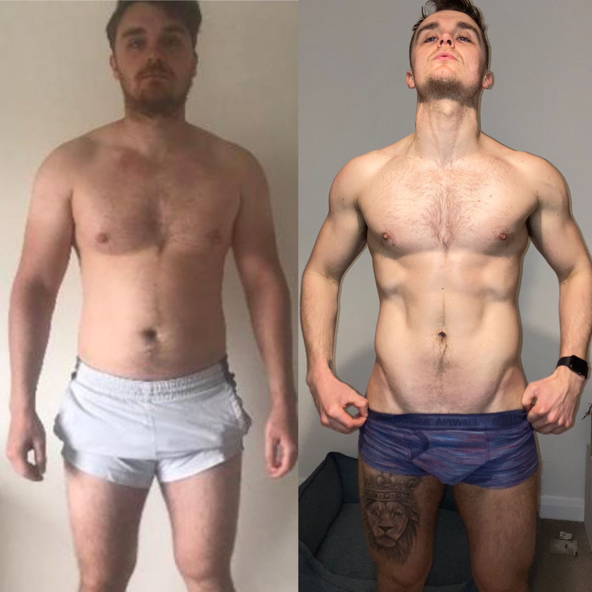 Client transformation — fat loss + muscle definition